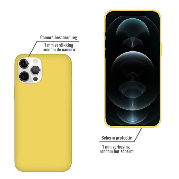 JVS Products iPhone XR hoesje - Backcover - TPU - Geel