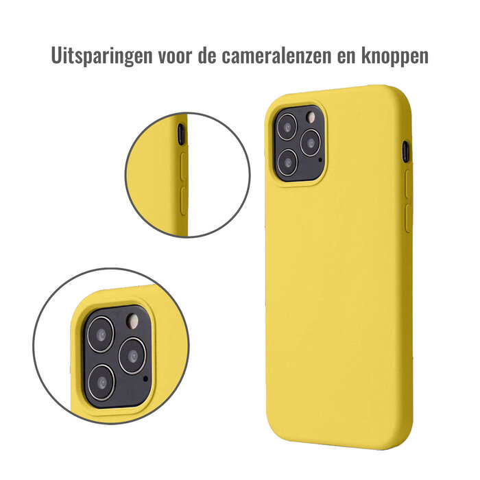 JVS Products iPhone XR hoesje - Backcover - TPU - Geel