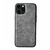 iPhone XS Max hoesje - Backcover - Kunstleer - TPU - Grijs