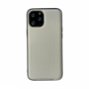 iPhone X hoesje - Backcover - Stofpatroon - TPU - Wit