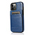 Samsung Galaxy S20 Plus hoesje - Backcover - Pasjeshouder - Portemonnee - Kunstleer - Donkerblauw