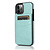 Samsung Galaxy S21 Plus hoesje - Backcover - Pasjeshouder - Portemonnee - Kunstleer - Lichtblauw