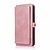 iPhone 7 hoesje - Bookcase - Afneembaar 2 in 1 - Backcover - Pasjeshouder - Portemonnee - Kunstleer - Rose Goud