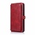 iPhone X hoesje - Bookcase - Afneembaar 2 in 1 - Backcover - Pasjeshouder - Portemonnee - Kunstleer - Rood