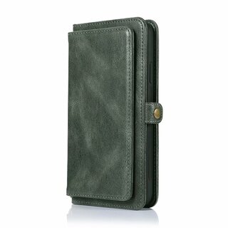 JVS Products iPhone XR hoesje - Bookcase - Afneembaar 2 in 1 - Backcover - Pasjeshouder - Portemonnee - Kunstleer - Groen