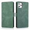 iPhone 7 hoesje - Bookcase - Pasjeshouder - Portemonnee - Kunstleer - Groen