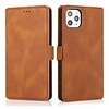 iPhone 7 hoesje - Bookcase - Pasjeshouder - Portemonnee - Kunstleer - Bruin