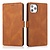 iPhone 7 hoesje - Bookcase - Pasjeshouder - Portemonnee - Kunstleer - Bruin
