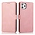 iPhone 7 hoesje - Bookcase - Pasjeshouder - Portemonnee - Kunstleer - Rose Goud