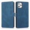 iPhone X hoesje - Bookcase - Pasjeshouder - Portemonnee - Kunstleer - Blauw