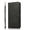 iPhone XS Max hoesje - Bookcase - Koord - Pasjeshouder - Portemonnee - Kunstleer - Zwart
