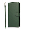 iPhone 11 Pro Max hoesje - Bookcase - Koord - Pasjeshouder - Portemonnee - Kunstleer - Groen