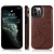 iPhone 7 hoesje - Backcover - Pasjeshouder - Portemonnee - Bloemenprint - Kunstleer - Bruin