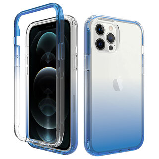 JVS Products iPhone 7 hoesje - Full body - 2 delig - Shockproof - Siliconen - TPU - Blauw