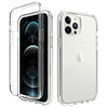 iPhone X hoesje - Full body - 2 delig - Shockproof - Siliconen - TPU - Transparant
