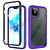 iPhone XR hoesje - Backcover - 2 delig - Schokbestendig - TPU - Paars