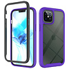 iPhone 11 Pro hoesje - Backcover - 2 delig - Schokbestendig - TPU - Paars