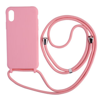 JVS Products Samsung Galaxy S20 FE hoesje - Backcover - Koord - Softcase - Flexibel - TPU - Roze