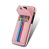 iPhone 11 Pro hoesje - Backcover - Patroon - Pasjeshouder - Portemonnee - Kunstleer - Roze