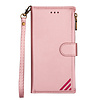 iPhone 12 Pro hoesje - Bookcase - Patroon - Pasjeshouder - Portemonnee - Kunstleer - Roze