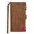 iPhone 12 Pro Max hoesje - Bookcase - Patroon - Pasjeshouder - Portemonnee - Kunstleer - Bruin