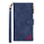 Samsung Galaxy A51 hoesje - Bookcase - Patroon - Pasjeshouder - Portemonnee - Kunstleer - Blauw