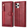 iPhone 11 hoesje - Bookcase - Pasjeshouder - Portemonnee - Rits - Kunstleer - Rood