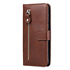 Samsung Galaxy Note 20 hoesje - Bookcase - Pasjeshouder - Portemonnee - Rits - Kunstleer - Bruin