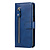 Samsung Galaxy S21 FE hoesje - Bookcase - Pasjeshouder - Portemonnee - Rits - Kunstleer - Blauw