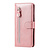 Samsung Galaxy A21S hoesje - Bookcase - Pasjeshouder - Portemonnee - Rits - Kunstleer - Rose Goud