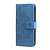 iPhone 7 hoesje - Bookcase - Pasjeshouder - Portemonnee - Bloemenprint - Kunstleer - Blauw