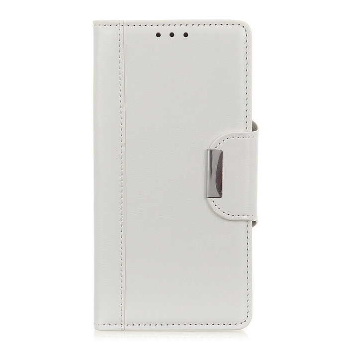 JVS Products iPhone XS Max hoesje - Bookcase - Pasjeshouder - Portemonnee - Kunstleer - Wit