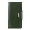iPhone 11 Pro hoesje - Bookcase - Pasjeshouder - Portemonnee - Kunstleer - Donkergroen