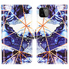 Samsung Galaxy S21 Plus hoesje - Bookcase - Koord - Softcase - Patroon - Kunstleer - Donkerblauw