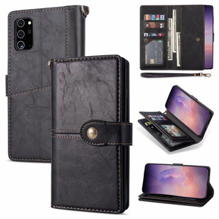 JVS Products iPhone 11 Pro Max hoesje - Bookcase - Pasjeshouder - Portemonnee - Luxe - Kunstleer - Zwart