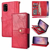 Samsung Galaxy S21 Ultra hoesje - Bookcase - Pasjeshouder - Portemonnee - Luxe - Kunstleer - Rood