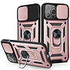 iPhone 11 Pro hoesje - Backcover - Rugged Armor - Camerabescherming - Extra valbescherming - TPU - Rose Goud