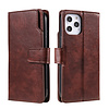 iPhone XS Max hoesje - Bookcase - Pasjeshouder - Portemonnee - Luxe - Kunstleer - Bruin