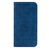 iPhone XS hoesje - Bookcase - Pasjeshouder - Portemonnee - Bloemenpatroon - Kunstleer - Blauw