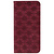 iPhone 12 hoesje - Bookcase - Pasjeshouder - Portemonnee - Bloemenpatroon - Kunstleer - Rood