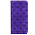 iPhone 12 Pro Max hoesje - Bookcase - Pasjeshouder - Portemonnee - Bloemenpatroon - Kunstleer - Paars