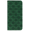 Samsung Galaxy S21 FE hoesje - Bookcase - Pasjeshouder - Portemonnee - Bloemenpatroon - Kunstleer - Groen
