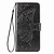 iPhone XR hoesje - Bookcase - Pasjeshouder - Portemonnee - Vlinderpatroon - Kunstleer - Zwart