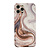 iPhone 7 hoesje - Backcover - Marmer - Marmerprint - TPU - Wit/Bruin