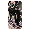 iPhone SE 2020 hoesje - Backcover - Marmer - Marmerprint - TPU - Zwart/Wit