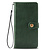 iPhone X hoesje - Bookcase - Pasjeshouder - Portemonnee - Kunstleer - Groen