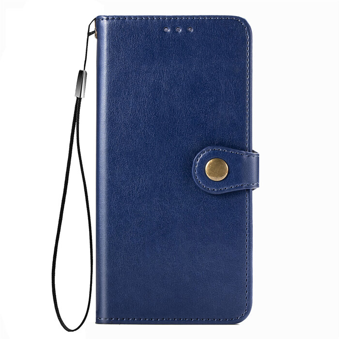 JVS Products iPhone XS Max hoesje - Bookcase - Pasjeshouder - Portemonnee - Kunstleer - Blauw