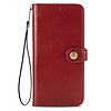 Samsung Galaxy S10 hoesje - Bookcase - Pasjeshouder - Portemonnee - Kunstleer - Rood