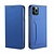 iPhone 11 hoesje - Bookcase - Pasjeshouder - Portemonnee - Kunstleer - Blauw