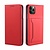 iPhone 12 Pro hoesje - Bookcase - Pasjeshouder - Portemonnee - Kunstleer - Rood